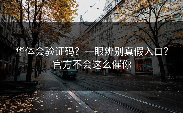 华体会验证码？一眼辨别真假入口？官方不会这么催你